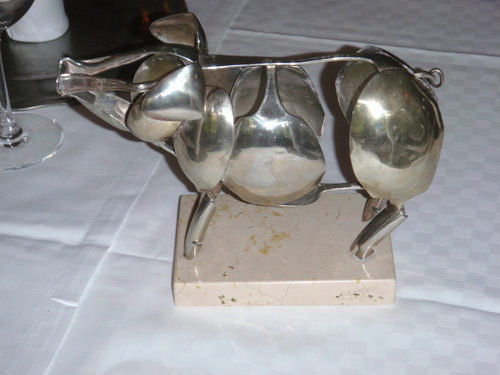 Pig Silver Spoon Art.